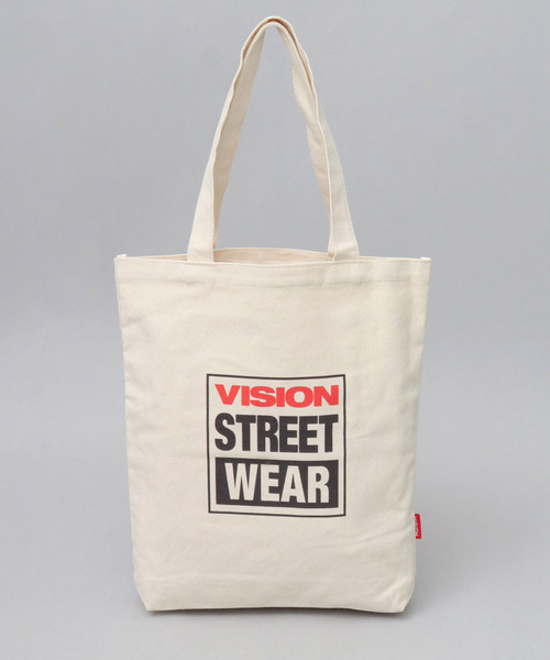 VISION STREET WEAR(ヴィジョンストリートウェア)の「キャンバス 縦型 トートバッグ(トートバッグ・メンズ・ホワイト系その他2/ホワイト系その他/ホワイト系その他3・FREE)」の18枚目の写真
