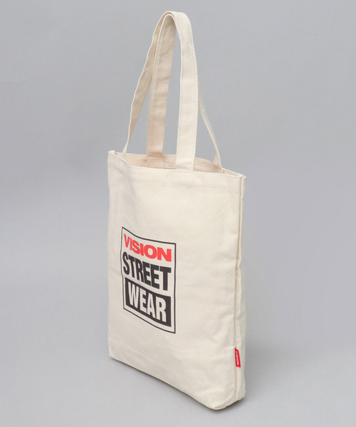 VISION STREET WEAR(ヴィジョンストリートウェア)の「キャンバス 縦型 トートバッグ(トートバッグ・メンズ・ホワイト系その他2/ホワイト系その他/ホワイト系その他3・FREE)」の19枚目の写真
