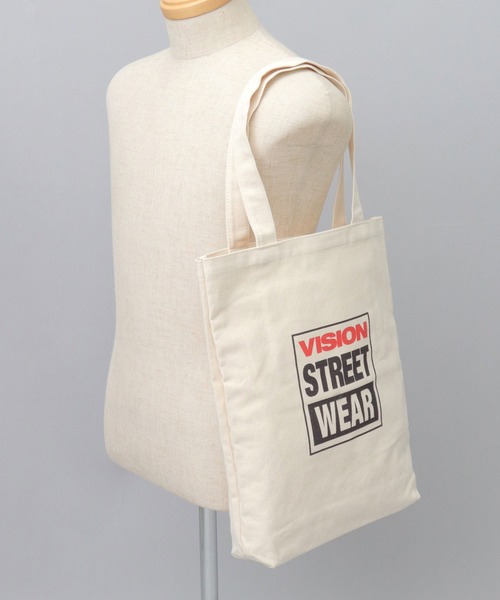 VISION STREET WEAR(ヴィジョンストリートウェア)の「キャンバス 縦型 トートバッグ(トートバッグ・メンズ・ホワイト系その他2/ホワイト系その他/ホワイト系その他3・FREE)」の17枚目の写真