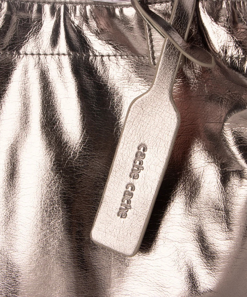 cache cache（カシュ カシュ）の「カシュカシュ cachecache / ソフトメタリックショッパートートS（トートバッグ・レディース・シルバー系その他/シルバー/ゴールド系その他・FREE）」の17枚目の写真