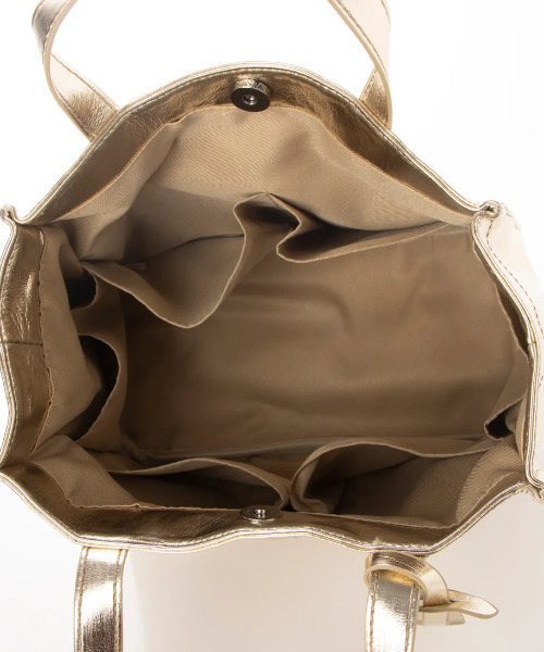 cache cache（カシュ カシュ）の「カシュカシュ cachecache / ソフトメタリックショッパートートS（トートバッグ・レディース・シルバー系その他/シルバー/ゴールド系その他・FREE）」の13枚目の写真
