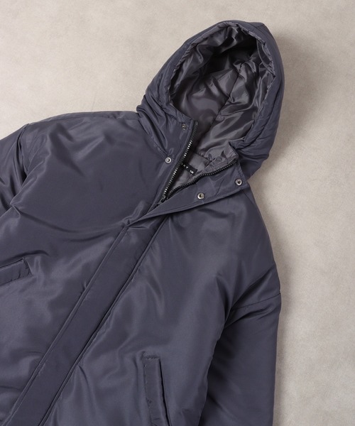 SIMPLEBLACK PUFFA COAT モンスターパーカー中綿 灰色 ダウンジャケット ダウン モンスターパーカー / 中綿 コート