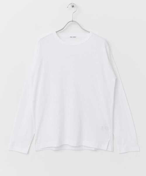 FORK&SPOON(フォークアンドスプーン)の「FORK&SPOON ラフィー天竺クルーネックTシャツ(Tシャツ/カットソー・レディース・ホワイト/ライトグレー/ブラック・1)」の21枚目の写真