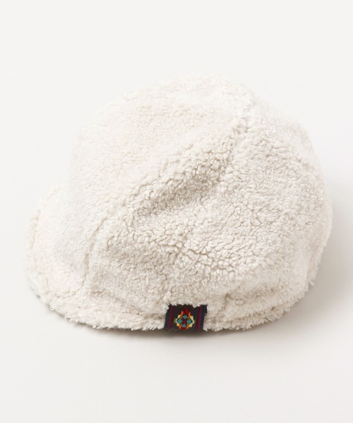 チャイハネ（チャイハネ）の「【チャイハネ】プラムボアキャスケット（キャスケット・レディース・ブラウン/グリーン/ホワイト/ブラック/キャメル・FREE）」の6枚目の写真