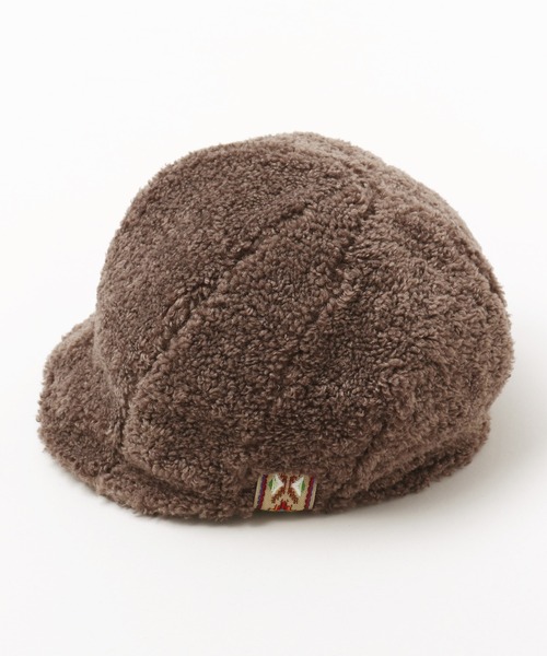 チャイハネ（チャイハネ）の「【チャイハネ】プラムボアキャスケット（キャスケット・レディース・ブラウン/グリーン/ホワイト/ブラック/キャメル・FREE）」の22枚目の写真