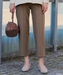 【日本製・洗える】すふれ起毛ワイドパンツ