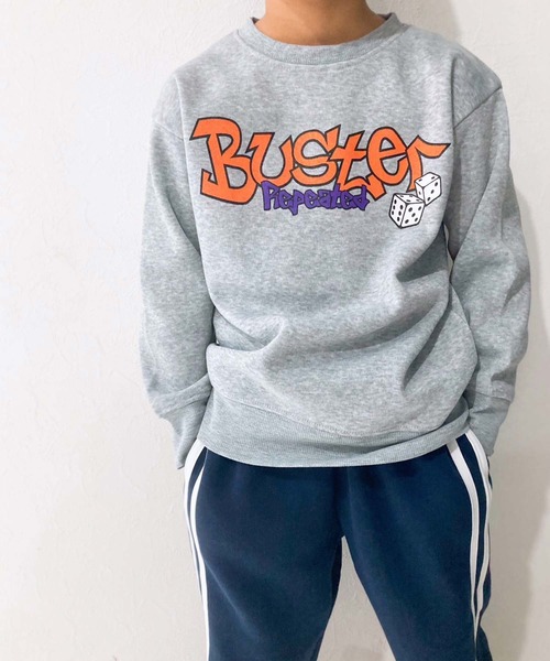 ZI-ON（ジーオン）の「裏起毛 バックプリントオーバーサイズ トレーナー（スウェット・キッズ・グレイッシュベージュ/ホワイト系その他/杢グレー/ネイビー/オフホワイト/ヘザーチャコール/ブラック系その他/キャメル/グレー系その他/ダークグリーン/ブラック系その他3/ベージュ/チャコールグレー/ベージュ系その他/ブラック系その他2/ブラック・110cm/120cm/130cm/140cm/150cm/160cm）」の9枚目の写真