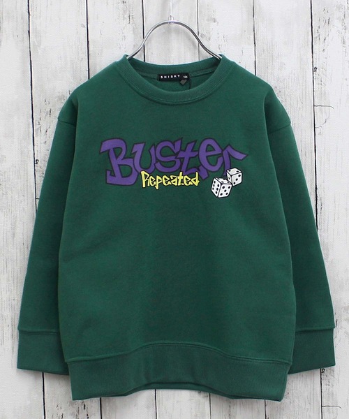 ZI-ON（ジーオン）の「裏起毛 バックプリントオーバーサイズ トレーナー（スウェット・キッズ・グレイッシュベージュ/ホワイト系その他/杢グレー/ネイビー/オフホワイト/ヘザーチャコール/ブラック系その他/キャメル/グレー系その他/ダークグリーン/ブラック系その他3/ベージュ/チャコールグレー/ベージュ系その他/ブラック系その他2/ブラック・110cm/120cm/130cm/140cm/150cm/160cm）」の14枚目の写真