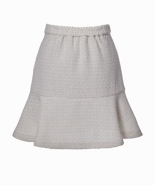 Riu（リウ）の「Mix tweed short skirt（スカート・レディース・ホワイト/ブラック・FREE）」の12枚目の写真