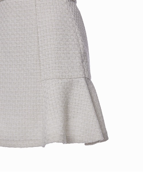 Riu（リウ）の「Mix tweed short skirt（スカート・レディース・ホワイト/ブラック・FREE）」の13枚目の写真