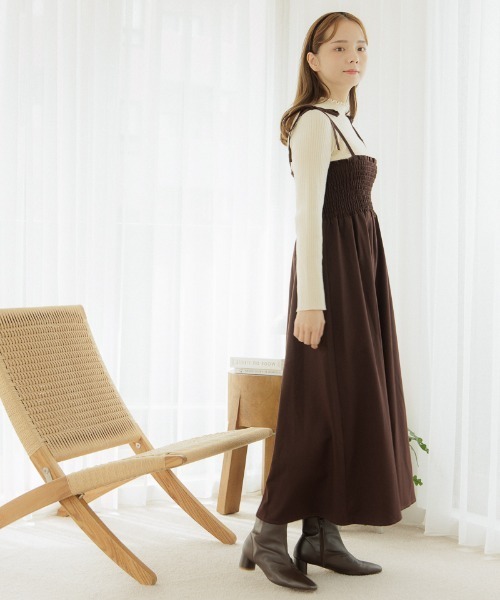 flower（フラワー）の「ノーブルリブニット2（ニット/セーター・レディース・アイボリー/ベージュ・FREE）」の15枚目の写真