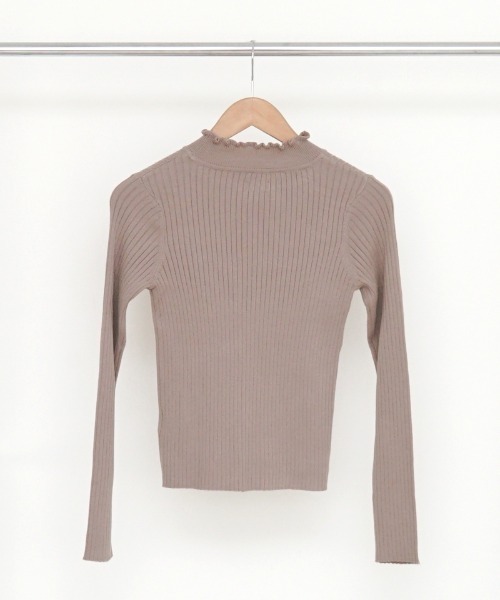 flower（フラワー）の「ノーブルリブニット2（ニット/セーター・レディース・アイボリー/ベージュ・FREE）」の20枚目の写真