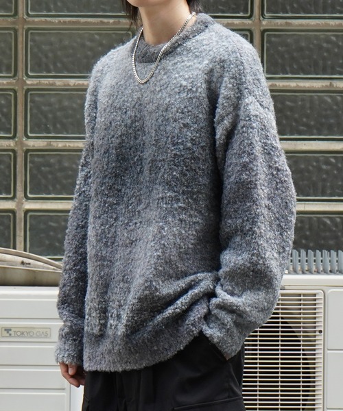 セール】レトロライク ビッグシルエット グラデーションブークレ