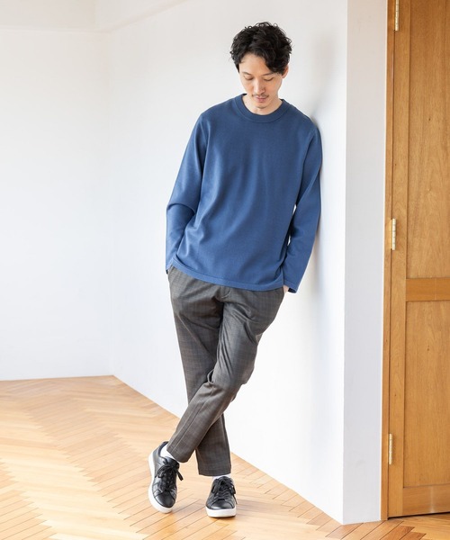 GLOBAL WORK(グローバルワーク)の「スマラクイージーパンツ+WARM/704820(その他パンツ・メンズ・ブラック/グレー系その他4/ダークグレー/ダークブルー/ネイビー/グレー系その他7・MEDIUM/SMALL/LARGE/X-LARGE)」の11枚目の写真