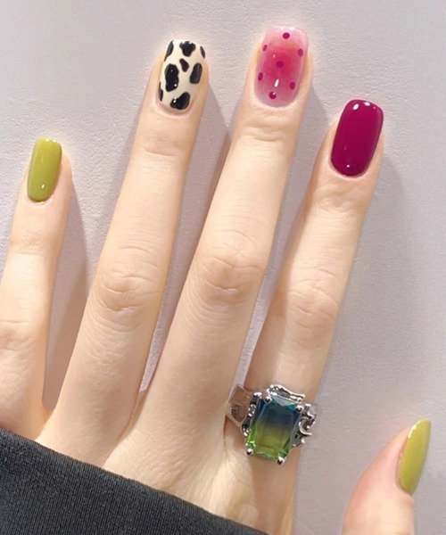 Doux Belle（ドゥーベル）の「ジェルネイルチップ（ネイルシール/ネイルチップ・レディース・A/G/C/I/E/H/B/F/D/J/K/L・FREE）」の6枚目の写真