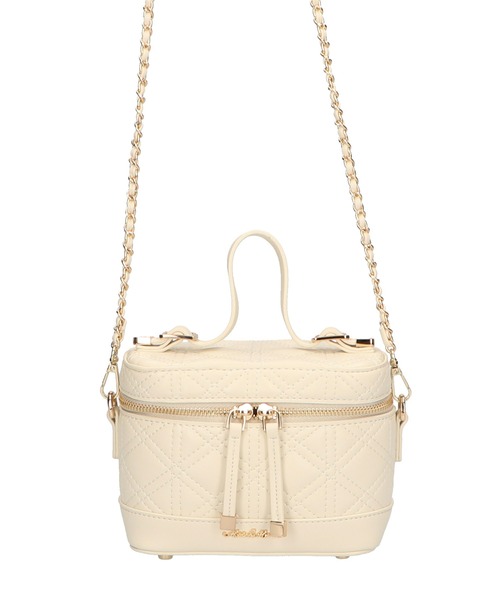 MISCH MASCH（ミッシュマッシュ）の「キルティングミニバッグ/MM358003（ショルダーバッグ・レディース・アイボリー/ブラック/ブルー/ピンク・ﾌﾘ-）」の19枚目の写真