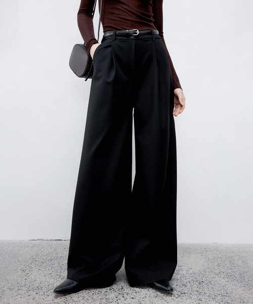 tageechita ’t’エンブロイダリーナローストレートパンツ UNISEX tageechita 't'エンブロイダリーナローストレートパンツ UNISEX