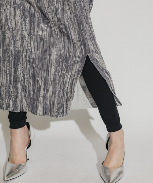 casane（カサネ）の「クラッシュベロアスカート（スカート・レディース・ブラック/グレー・FREE）」の21枚目の写真
