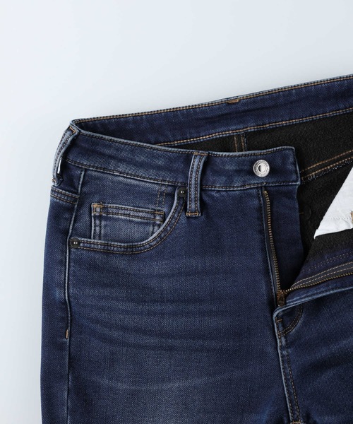 BACK NUMBER(バックナンバー)の「【BACK NUMBER】【エクストラサーモ】デニムテーパードパンツ(デニムパンツ・レディース・ダークインディゴブルー/ブラック・S/L/XS/M)」の13枚目の写真
