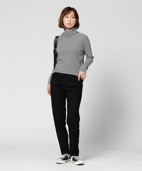 BACK NUMBER(バックナンバー)の「【BACK NUMBER】【エクストラサーモ】デニムテーパードパンツ(デニムパンツ・レディース・ダークインディゴブルー/ブラック・S/L/XS/M)」の17枚目の写真