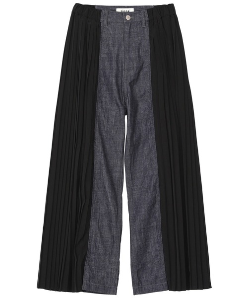 ZUCCa(ズッカ)の「デニムプリーツドッキング / パンツ / (O)(デニムパンツ・レディース・ブルー/ネイビー・S size/M size)」の2枚目の写真