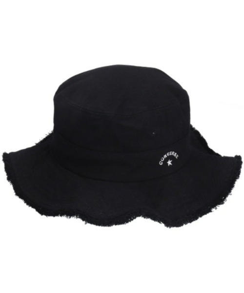 CONVERSE（コンバース）の「CONVERSE/コンバース　CN FLARE HAT（ハット・レディース・ベージュ/ホワイト/ブラック・58cm）」の3枚目の写真