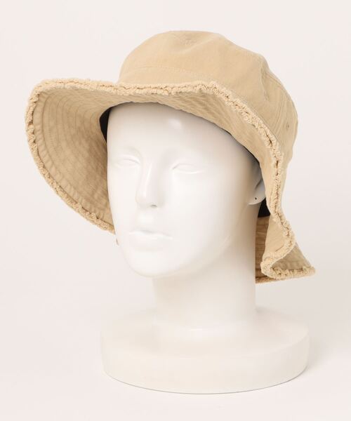 CONVERSE（コンバース）の「CONVERSE/コンバース　CN FLARE HAT（ハット・レディース・ベージュ/ホワイト/ブラック・58cm）」の6枚目の写真