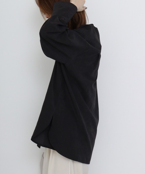 hunch(ハンチ)の「hunch ビスチェSETチュニック(シャツ/ブラウス・レディース・ブラック/ベージュ/オフホワイト・FREE)」の6枚目の写真