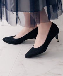 【Made in Japan】6cmヒールグリッターパンプス/641114