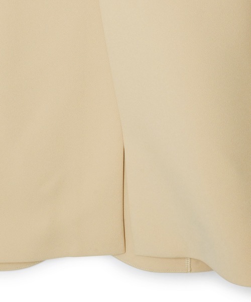 ADAM ET ROPE'（アダムエロペ）の「【サステナブル】シングルブレストオーバージャケット（テーラードジャケット・レディース・ブラック/ベージュ・FREE）」の20枚目の写真