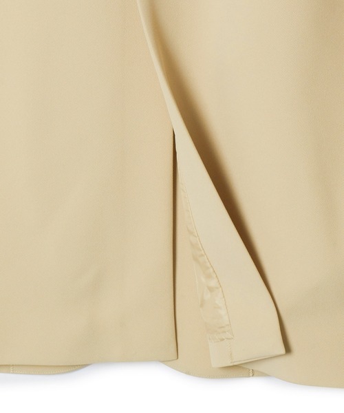 ADAM ET ROPE'（アダムエロペ）の「【サステナブル】シングルブレストオーバージャケット（テーラードジャケット・レディース・ブラック/ベージュ・FREE）」の21枚目の写真