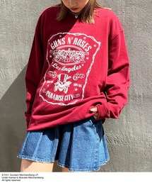 CIAOPANIC | 【ユニセックス】【GUNS N' ROSES/ガンズ・アンド・ローゼズ】ヴィンテージ加工ロックスウェット(スウェット)