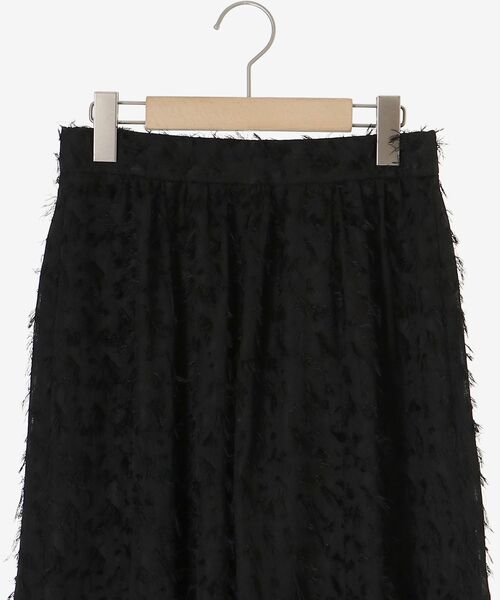 le.coeur blanc(ルクールブラン)の「フェザージャガードギャザースカート(スカート・レディース・ブラック/オフホワイト・38)」の14枚目の写真