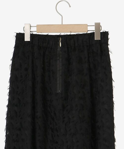 le.coeur blanc(ルクールブラン)の「フェザージャガードギャザースカート(スカート・レディース・ブラック/オフホワイト・38)」の15枚目の写真