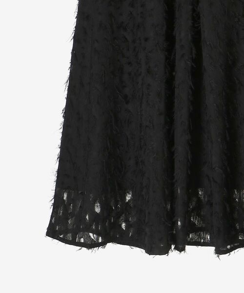 le.coeur blanc(ルクールブラン)の「フェザージャガードギャザースカート(スカート・レディース・ブラック/オフホワイト・38)」の16枚目の写真