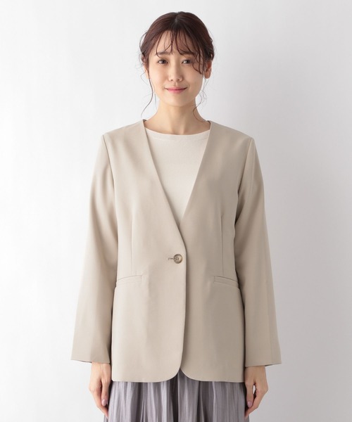 グローバルワーク お手入れラクラクセットアップ ジャケット オテラク EASY CARE CLOTHES 2024秋 女優・吉高由里子が着る