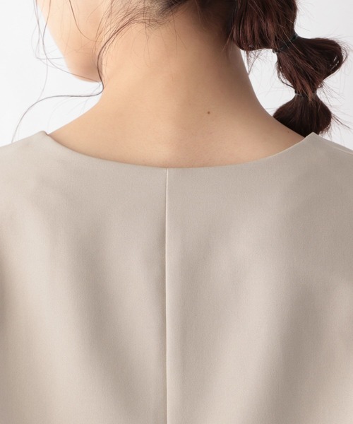 GLOBAL WORK(グローバルワーク)の「お手入れらくらくSET UPノーカラージャケット/MATINEE LINE/994058(ノーカラージャケット・レディース・ライトグレー/ライトベージュ/スミクロ・MEDIUM/LARGE/SMALL)」の21枚目の写真