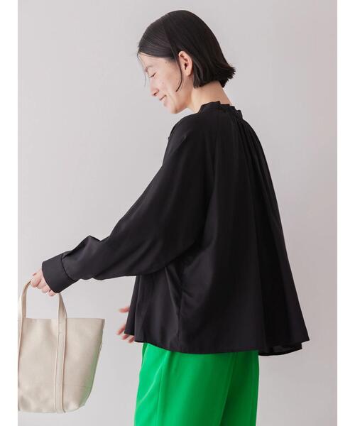 AMERICAN HOLIC(アメリカンホリック)の「イージケア2WAYボウタイブラウス(シャツ/ブラウス・レディース・その他5/アイボリー/ブラック・M/L)」の13枚目の写真