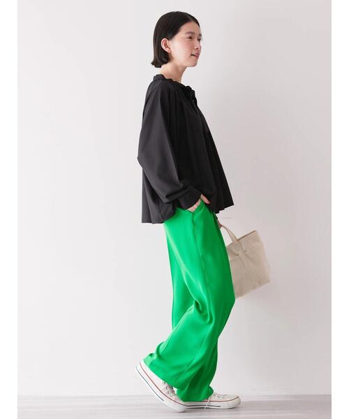 AMERICAN HOLIC(アメリカンホリック)の「イージケア2WAYボウタイブラウス(シャツ/ブラウス・レディース・その他5/アイボリー/ブラック・M/L)」の19枚目の写真