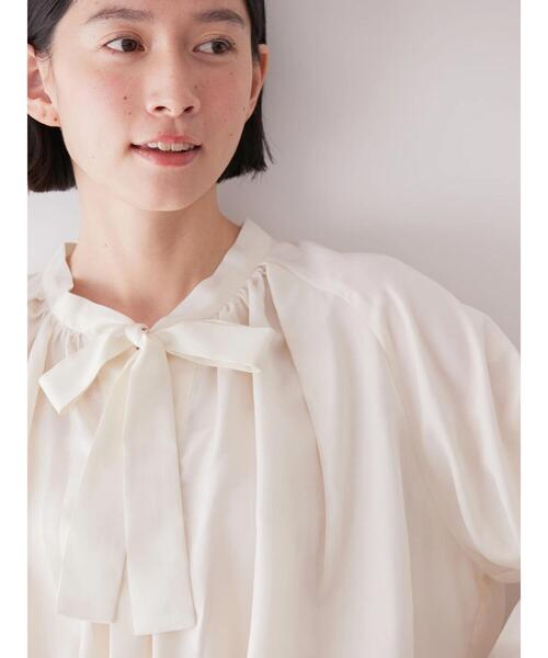 AMERICAN HOLIC(アメリカンホリック)の「イージケア2WAYボウタイブラウス(シャツ/ブラウス・レディース・その他5/アイボリー/ブラック・M/L)」の20枚目の写真