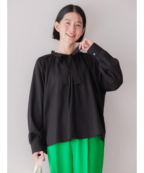 AMERICAN HOLIC(アメリカンホリック)の「イージケア2WAYボウタイブラウス(シャツ/ブラウス・レディース・その他5/アイボリー/ブラック・M/L)」の6枚目の写真
