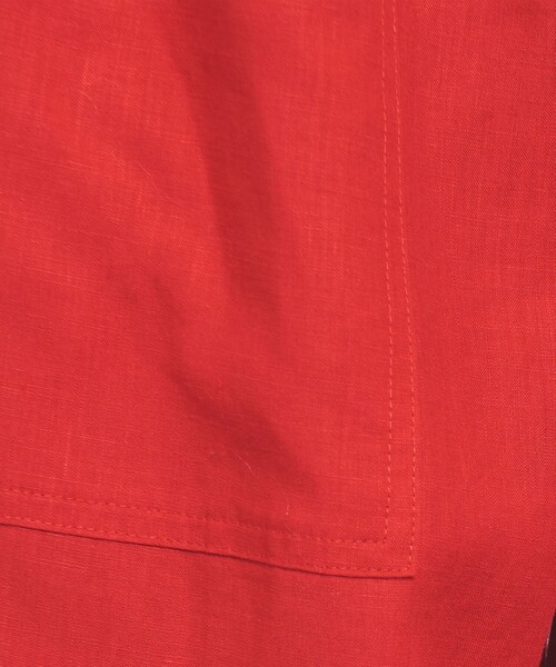 UNITED ARROWS（ユナイテッドアローズ）の「パッチポケット リネンパンツ（その他パンツ・レディース・ナチュラル/ブラック/レッド・36/38）」の22枚目の写真