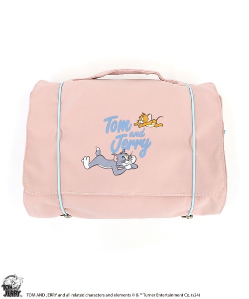 Tom＆Jerry（トムアンドジェリー）の「【公式】TOM and JERRY  トラベルメイクポーチ（トラベルグッズ・レディース・ブルー/ピンク・FREE）」の6枚目の写真