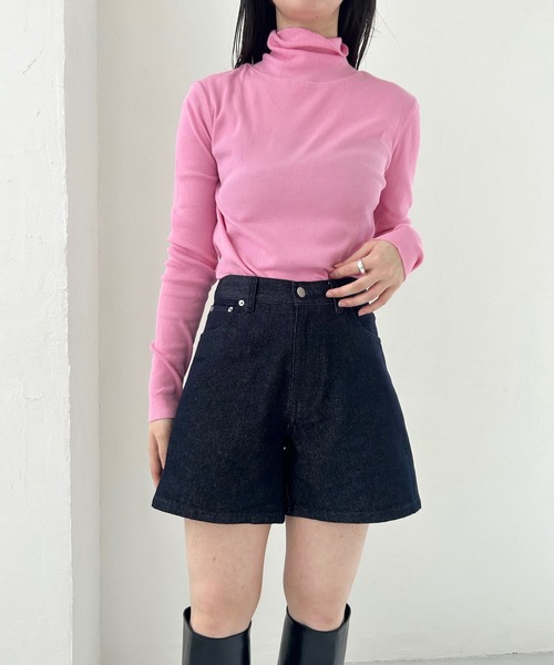 mystic（ミスティック）の「【2サイズ展開】デニムショートパンツ（デニムパンツ・レディース・インディゴブルー/ブルー・1/2）」の20枚目の写真