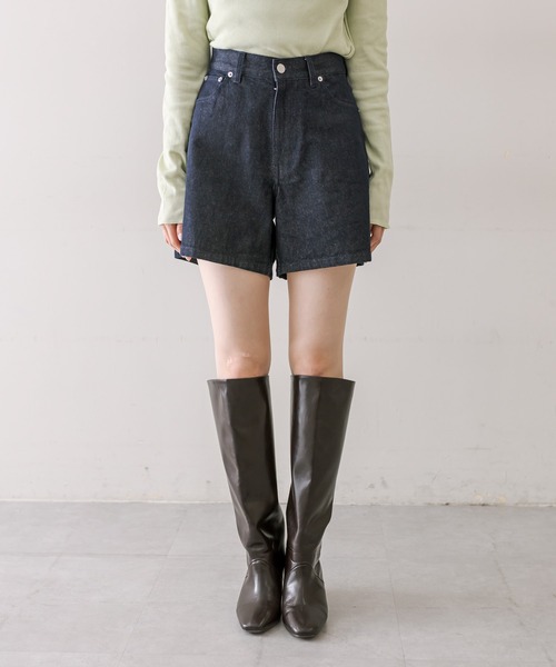 mystic（ミスティック）の「【2サイズ展開】デニムショートパンツ（デニムパンツ・レディース・インディゴブルー/ブルー・1/2）」の13枚目の写真