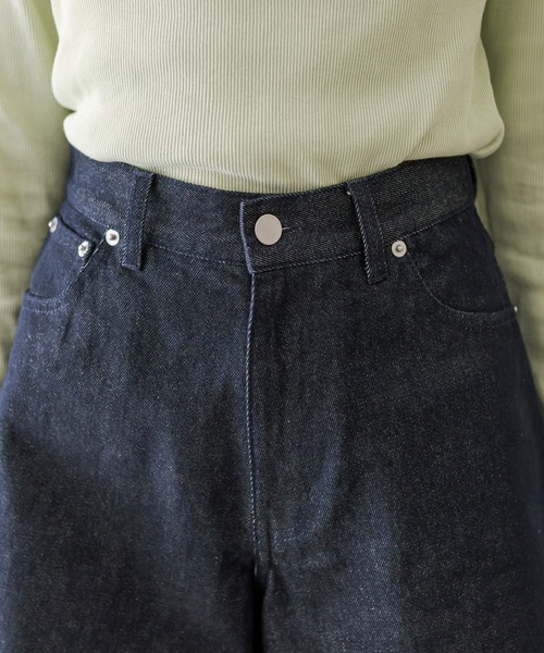 mystic（ミスティック）の「【2サイズ展開】デニムショートパンツ（デニムパンツ・レディース・インディゴブルー/ブルー・1/2）」の14枚目の写真