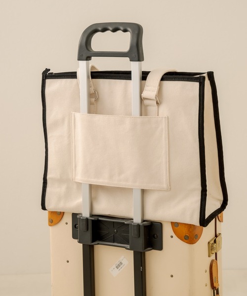 OLIVE des OLIVE（オリーブデオリーブ）の「Aimerianejoieキャリーオントート　1041200060（トートバッグ・レディース・スミクロ/ラベンダー/ピンク/ブラック/サックスブルー/ライトブラウン・FREE）」の19枚目の写真