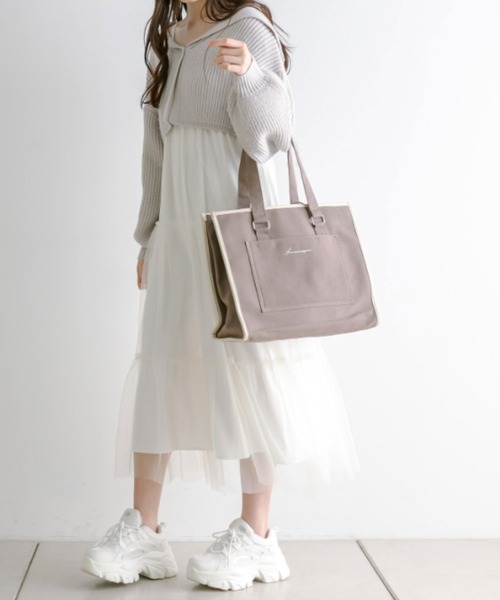OLIVE des OLIVE オリーブデオリーブ　キャリーオンミニトート　白 推し活に対応◎】Aimerianejハートキルトミニキャリーオントート