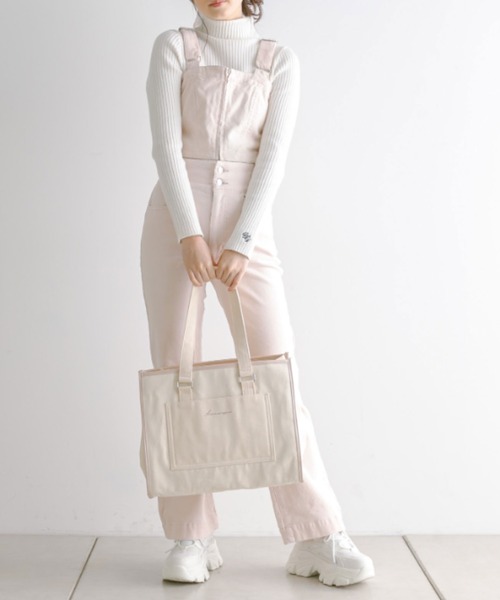 OLIVE des OLIVE（オリーブデオリーブ）の「Aimerianejoieキャリーオントート　1041200060（トートバッグ・レディース・スミクロ/ラベンダー/ピンク/ブラック/サックスブルー/ライトブラウン・FREE）」の16枚目の写真