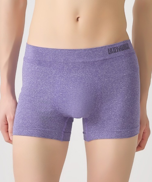 BODY WILD（ボディーワイルド）の「BODY WILD/ボディワイルド ボクサーパンツ 3D-BOXER 杢調（ボクサーパンツ・メンズ・ブラック系その他/オレンジ系その他/ブルー系その他3/ブルーグリーン/パープル・MEDIUM/LARGE/X-LARGE）」の4枚目の写真